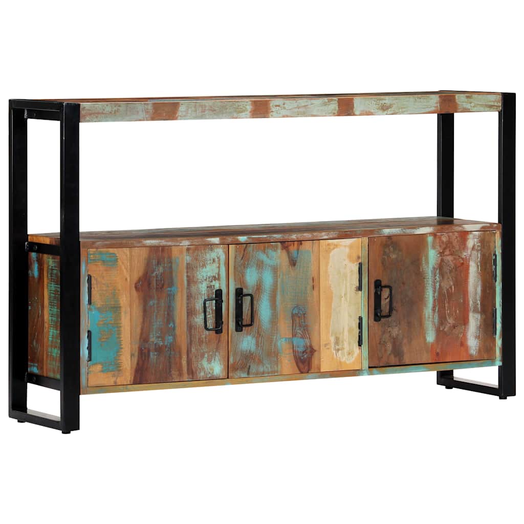 vidaXL Sideboard 120x30x75 cm Solid Reclaimed Wood 4