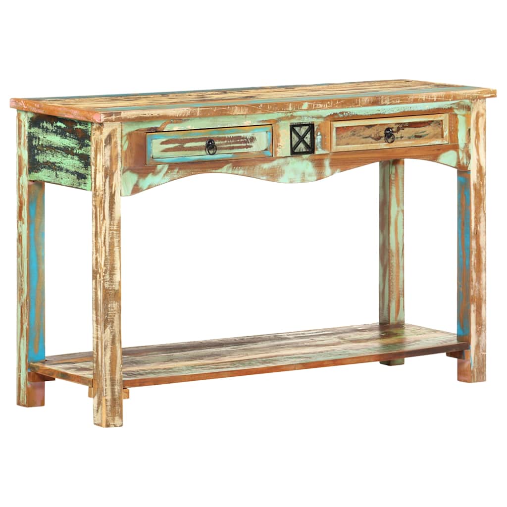 vidaXL Console Table | Multi-coloured with green, brown, beige 1