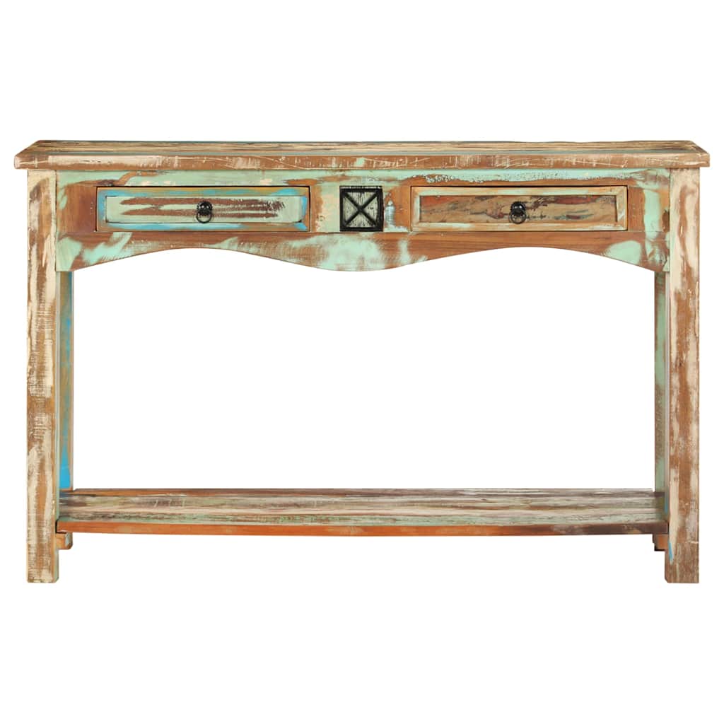 vidaXL Console Table | Multi-coloured with green, brown, beige 2