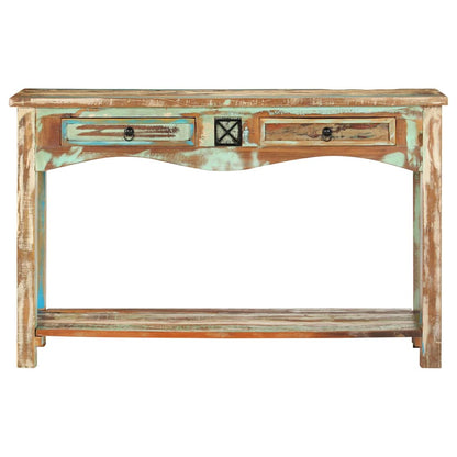 vidaXL Console Table | Multi-coloured with green, brown, beige 2