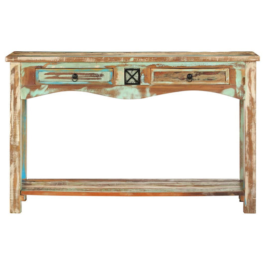 vidaXL Console Table | Multi-coloured with green, brown, beige 2
