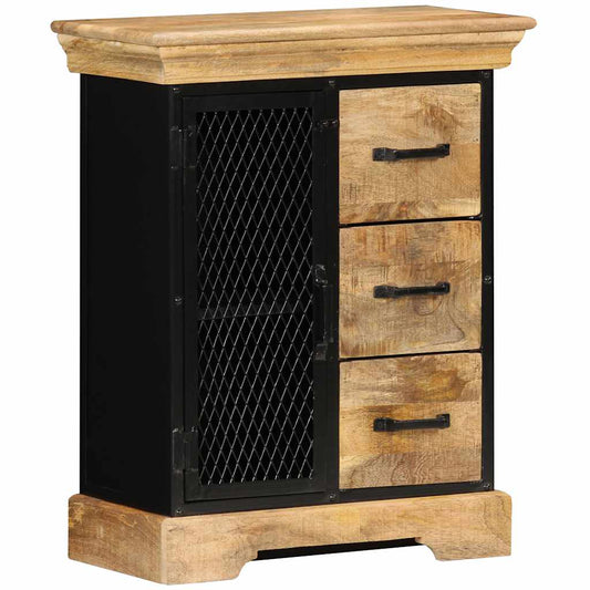 247580 vidaXL Sideboard 60x30x75 cm Solid Mango Wood 1