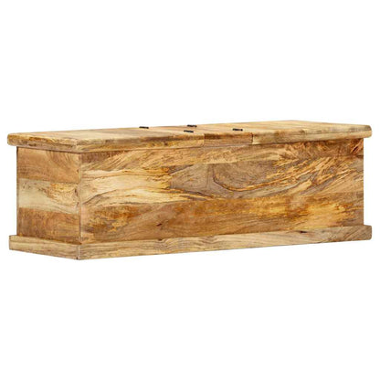 247881 vidaXL Coffee Table 100x50x35 cm Solid Mango Wood 3