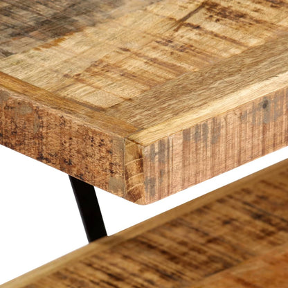 vidaXL TV Cabinet | Natural wood with black metal 3