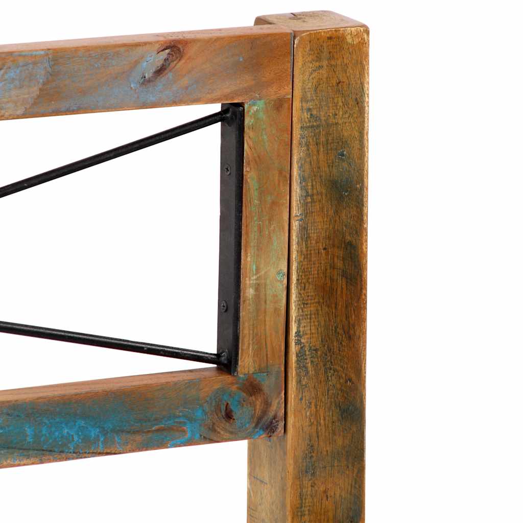 vidaXL Bed Frame without Mattress Solid Reclaimed Wood 160x200 cm 6