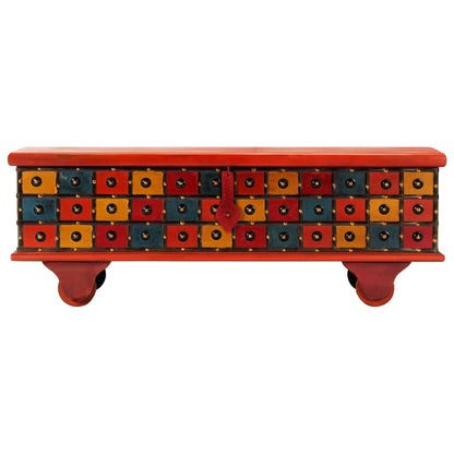 247669 vidaXL Storage Box Red 110x40x40 cm Solid Acacia Wood 4