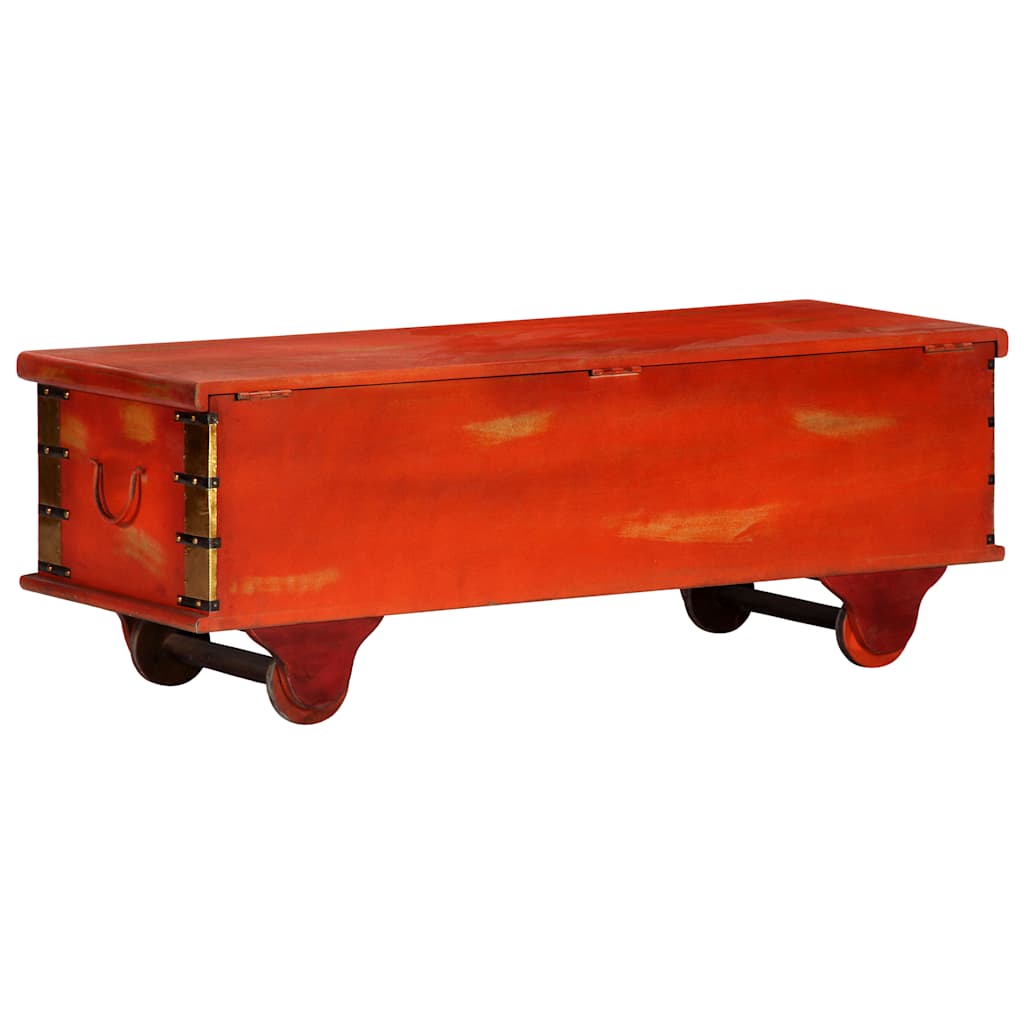 247669 vidaXL Storage Box Red 110x40x40 cm Solid Acacia Wood 5