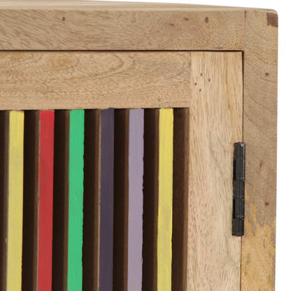 vidaXL Sideboard | Natural Mango Wood | Solid Mango Wood and Engineered Wood 6