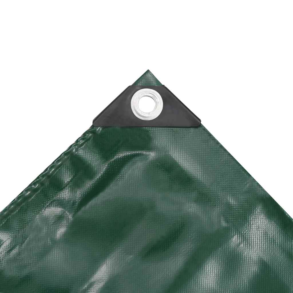 vidaXL Tarpaulin 650 g/m² 6x8 m Green 3