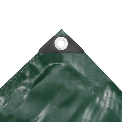 vidaXL Tarpaulin 650 g/m² 6x8 m Green 3
