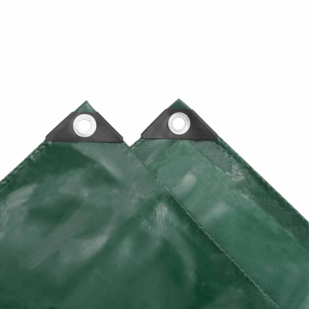 vidaXL Tarpaulin 650 g/m² 6x8 m Green 4