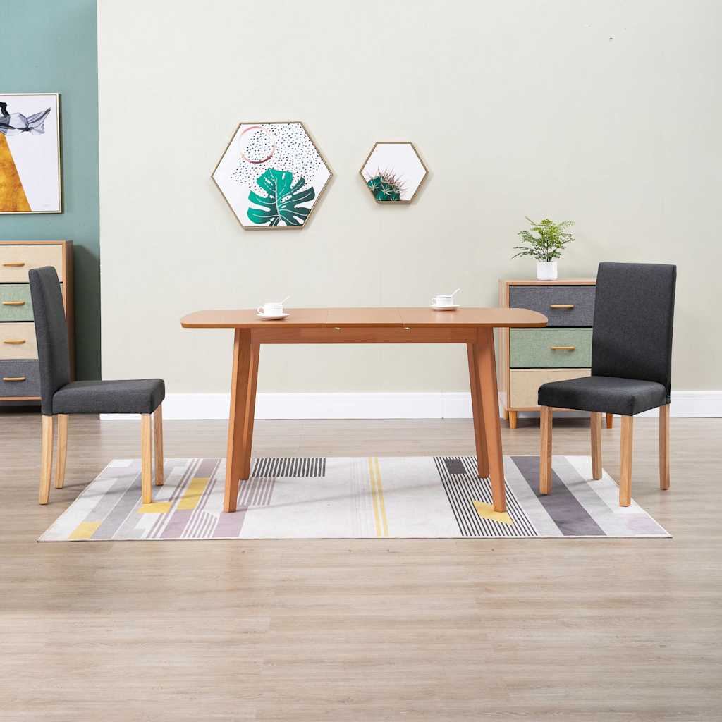 vidaXL Dining Chairs Fabric