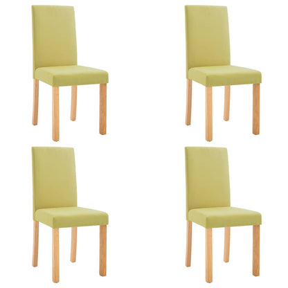 Dining Chairs Fabric Green
