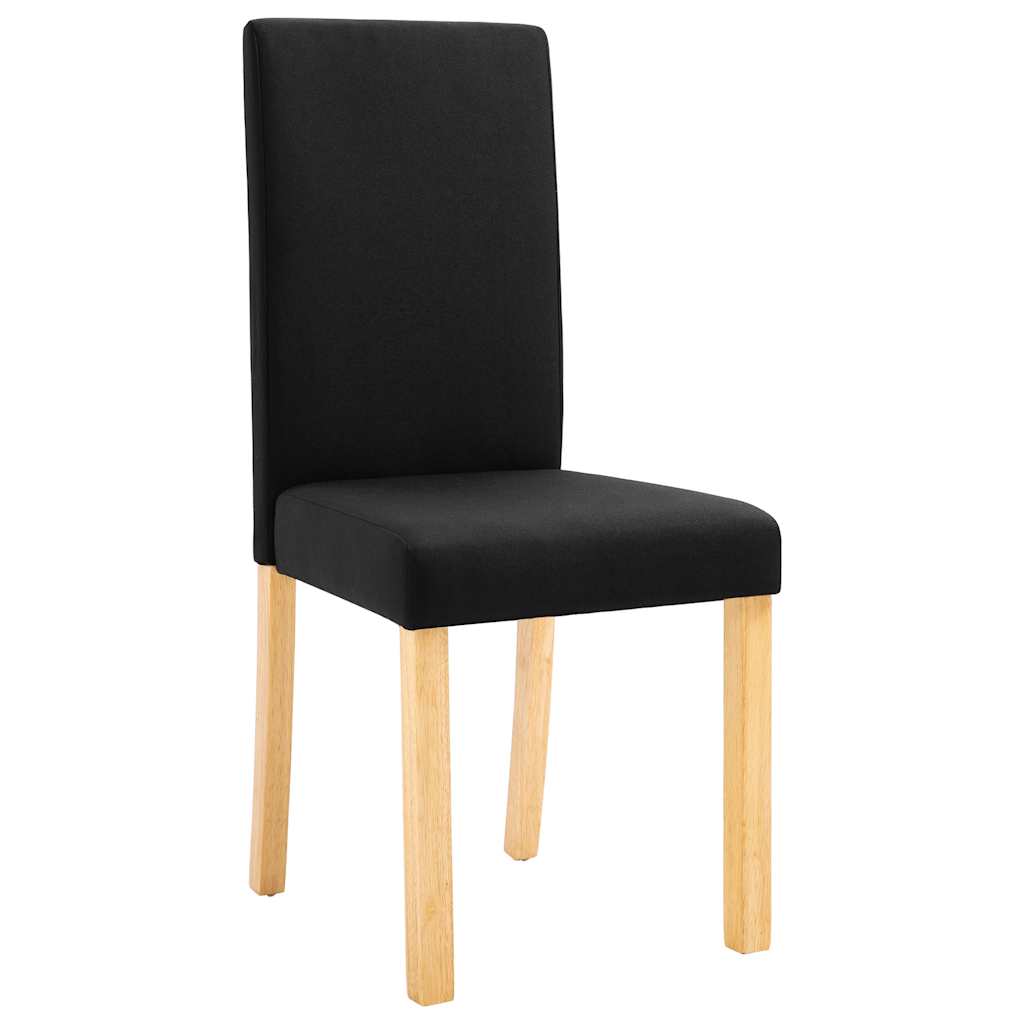 Dining Chairs Fabric Black