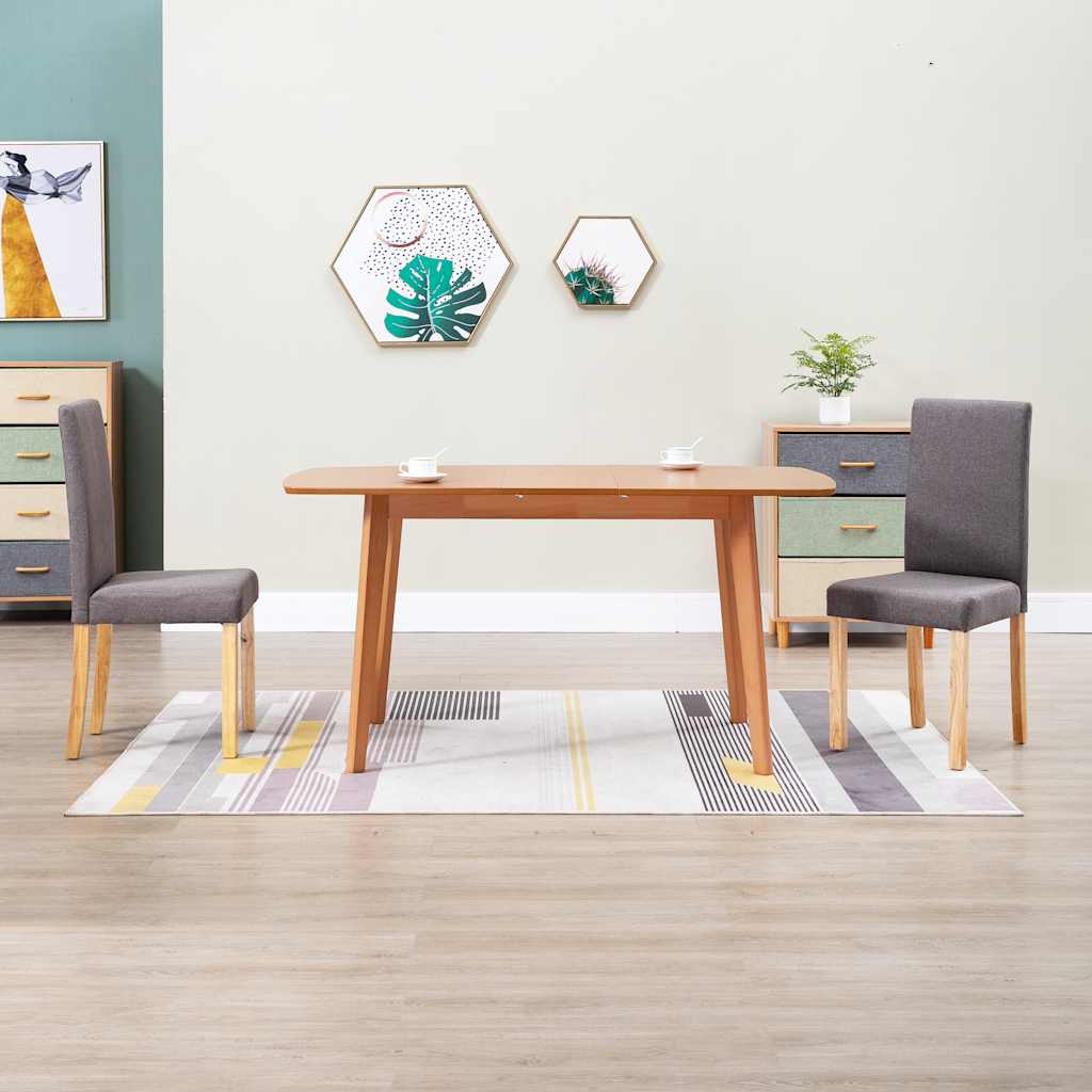 vidaXL Dining Chairs Fabric