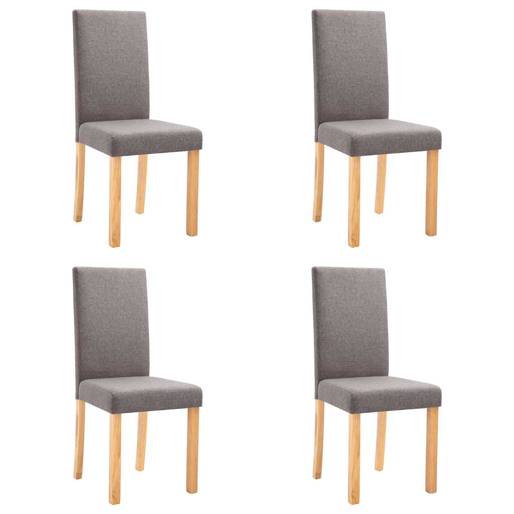 Dining Chairs Fabric Taupe