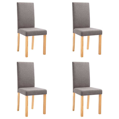 Dining Chairs Fabric Taupe