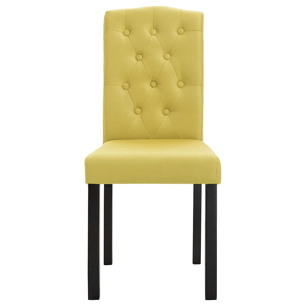 Dining Chairs Green Fabric 2