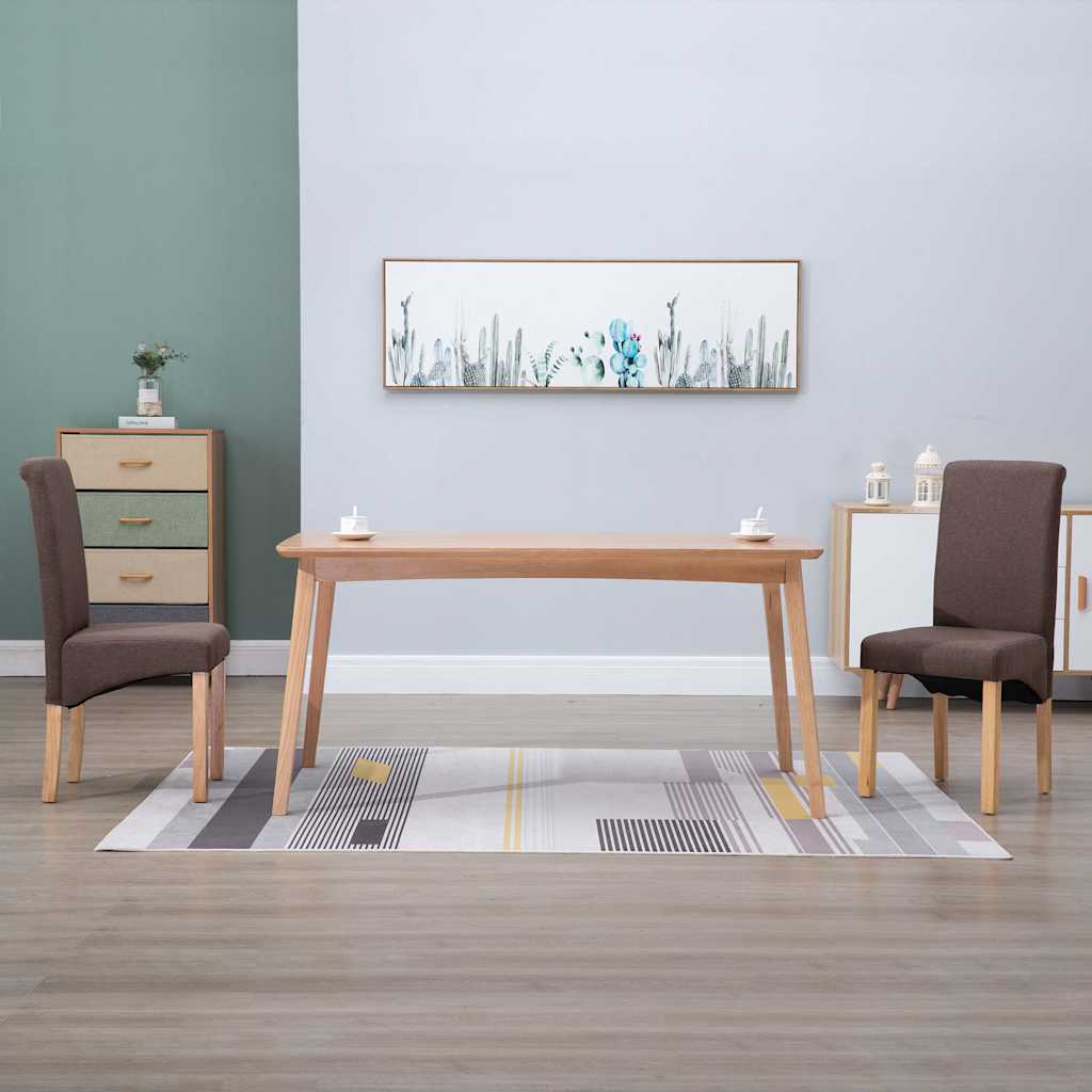 vidaXL Dining Chairs Fabric