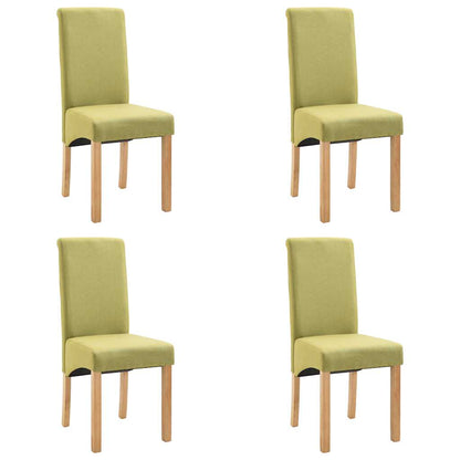 Dining Chairs Fabric Green