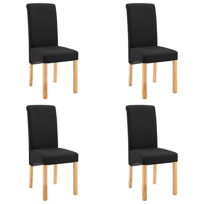 Dining Chairs Fabric Black