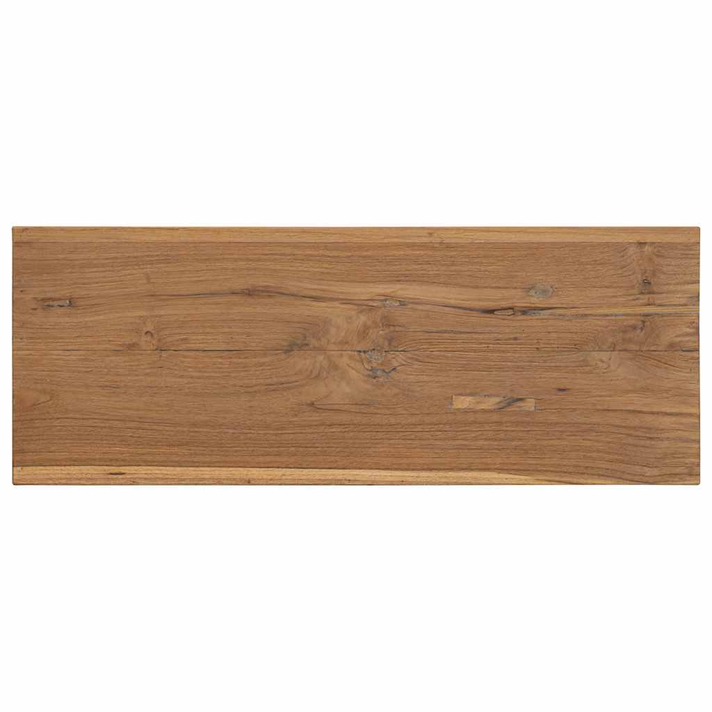 vidaXL Sideboard | Natural wood colour | Solid teak wood | 80x30x60 cm 5