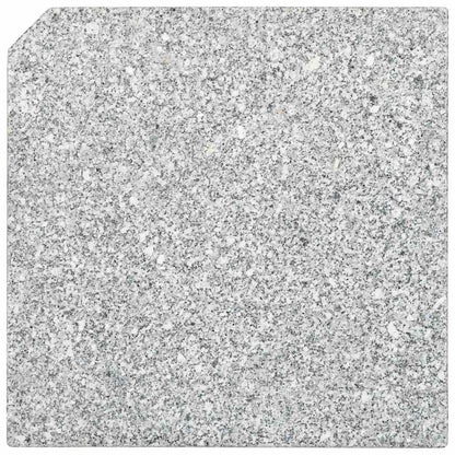 vidaXL Umbrella Weight Plates 4 pcs Grey Granite Square 100 kg 6