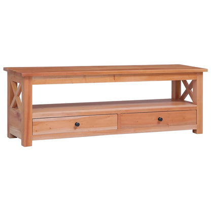 TV Cabinet 115x30x40 cm Solid Mahogany Wood 120 cm