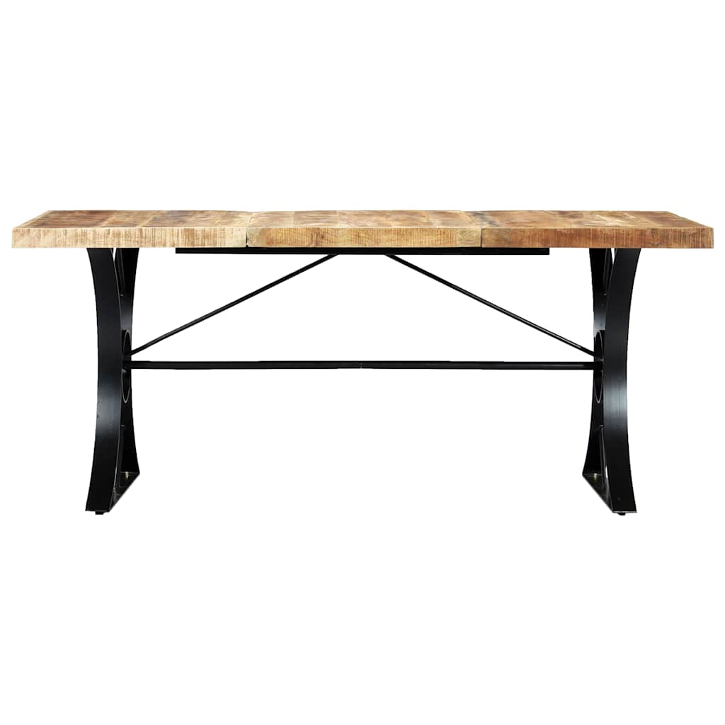 282766 vidaXL Dining Table 180x90x76 cm Solid Mango Wood 2
