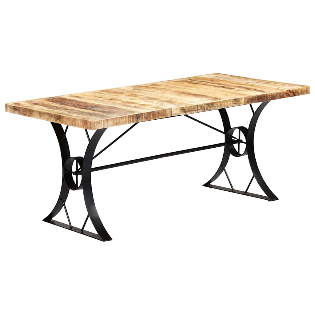 282766 vidaXL Dining Table 180x90x76 cm Solid Mango Wood 5