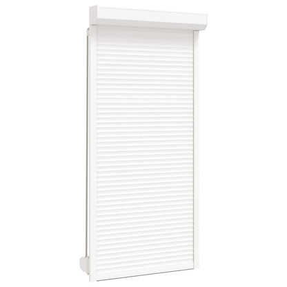 vidaXL Roller Shutter White 100 x 210 cm Aluminium and Polyurethane 2