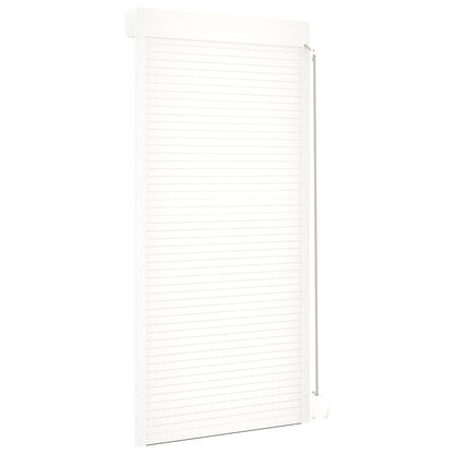 vidaXL Roller Shutter White 100 x 210 cm Aluminium and Polyurethane 6
