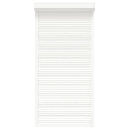 vidaXL Roller Shutter White 100 x 210 cm Aluminium and Polyurethane 4