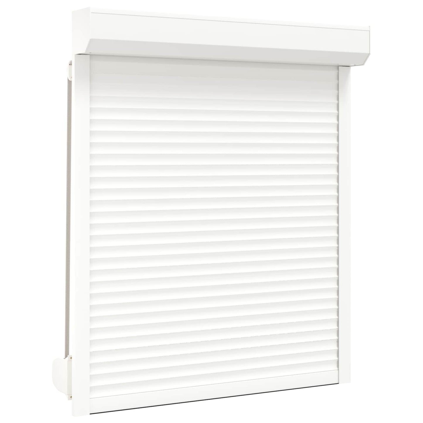 vidaXL Roller Shutter White 110 x 130 cm Aluminium and Polyurethane 2