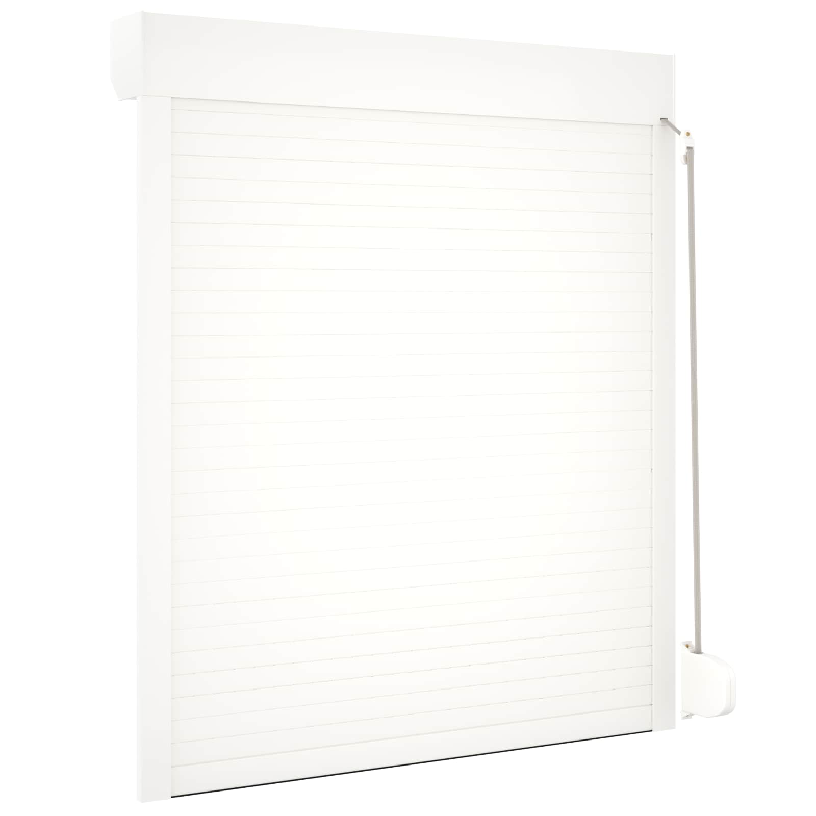 vidaXL Roller Shutter White 110 x 130 cm Aluminium and Polyurethane 6