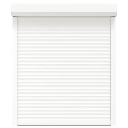 vidaXL Roller Shutter White 110 x 130 cm Aluminium and Polyurethane 4
