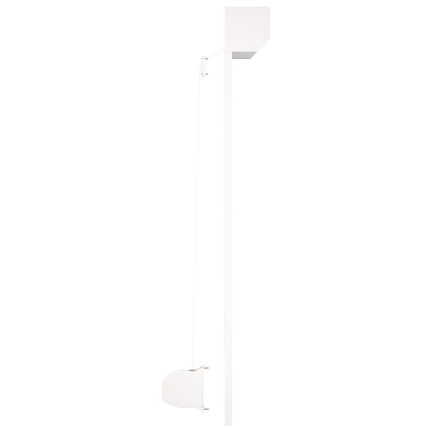 vidaXL Roller Shutter White 110 x 130 cm Aluminium and Polyurethane 5