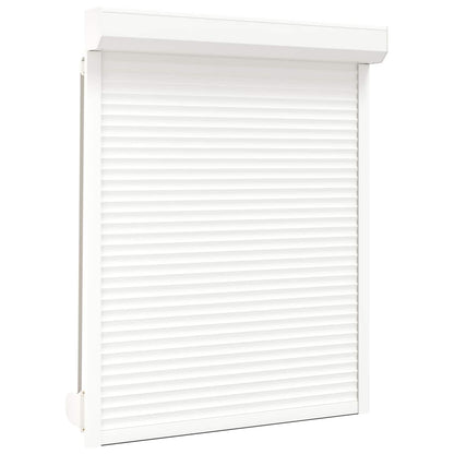 vidaXL Roller Shutter White 120 x 150 cm Aluminium and Polyurethane 2