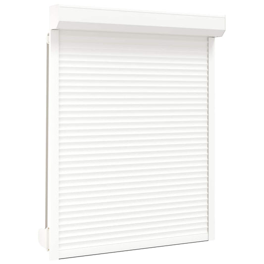 vidaXL Roller Shutter White 120 x 150 cm Aluminium and Polyurethane 2
