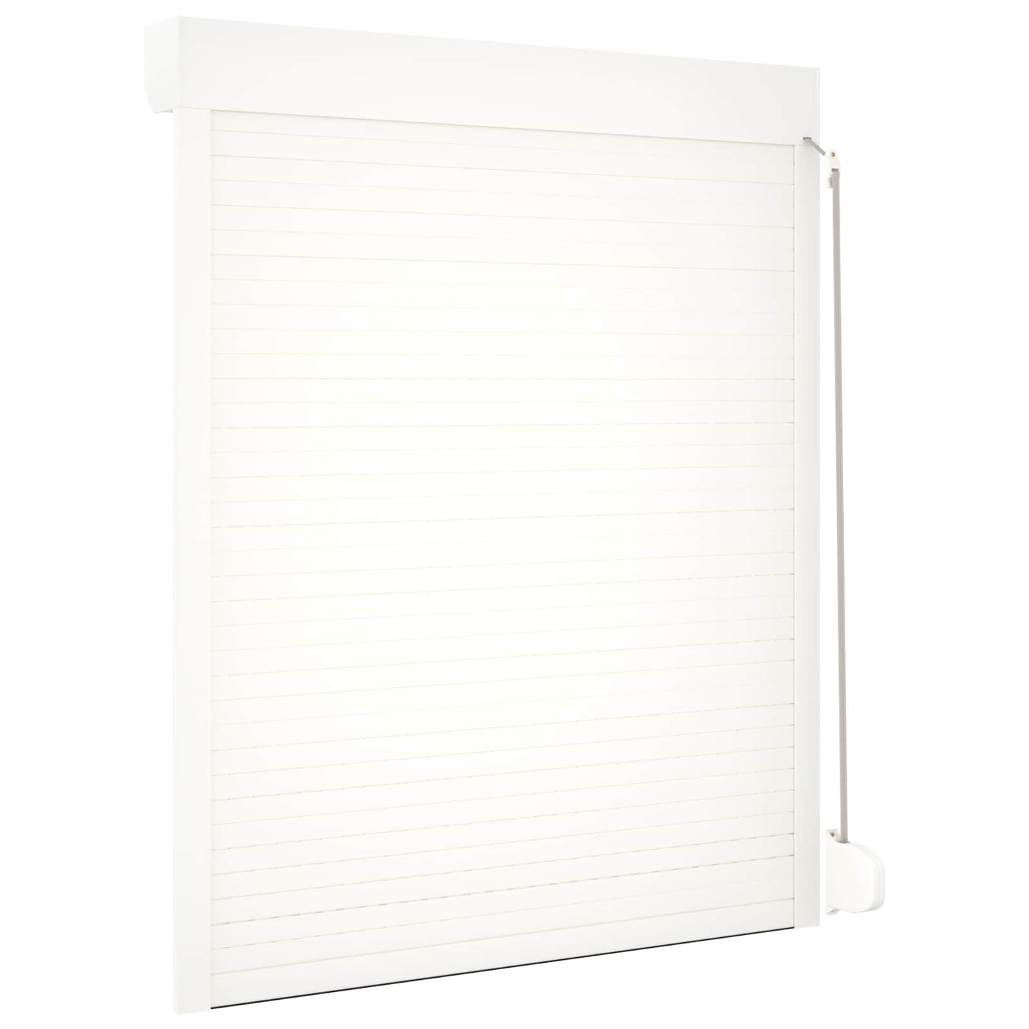 vidaXL Roller Shutter White 120 x 150 cm Aluminium and Polyurethane 6