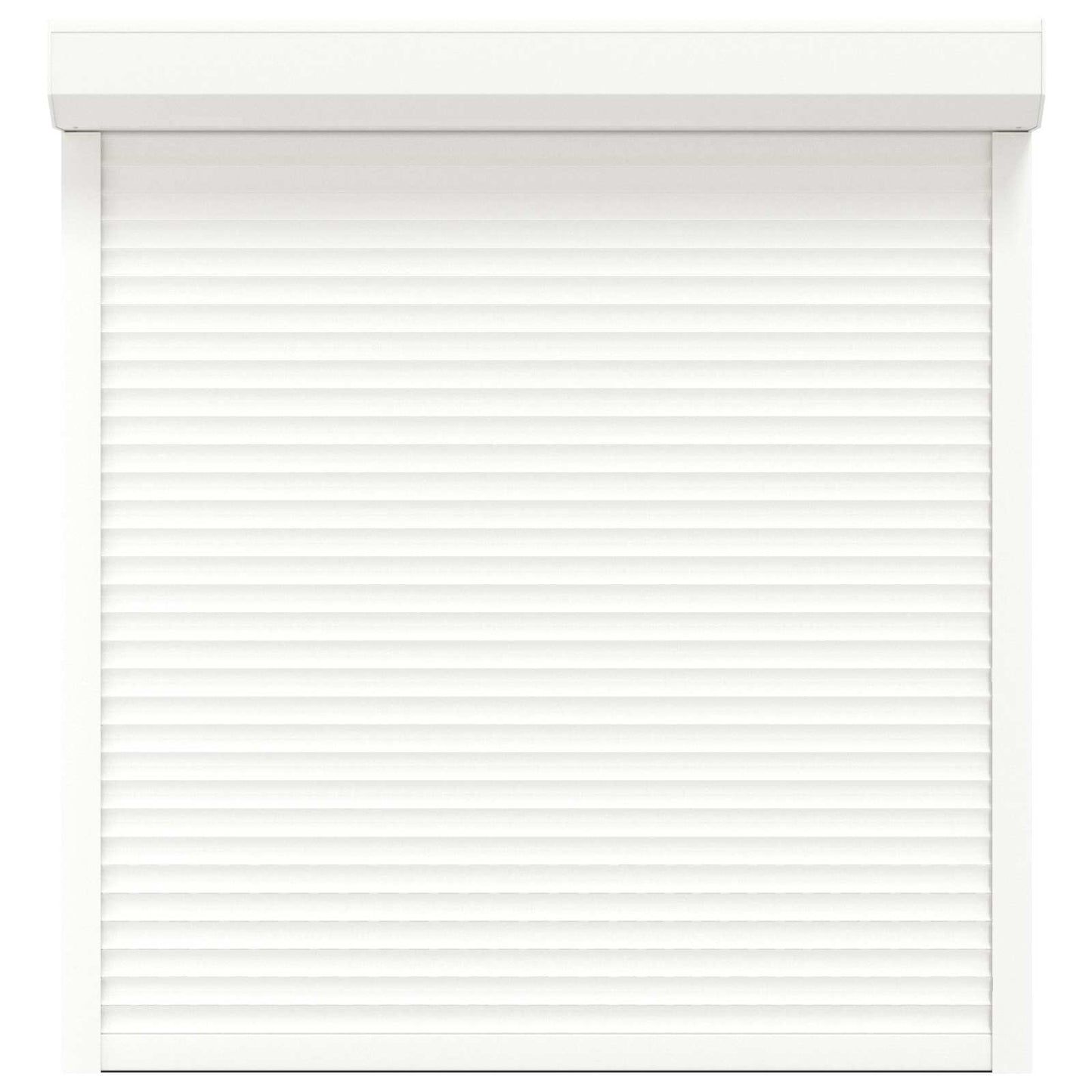 vidaXL Roller Shutter White 130 x 140 cm Aluminium and Polyurethane 4