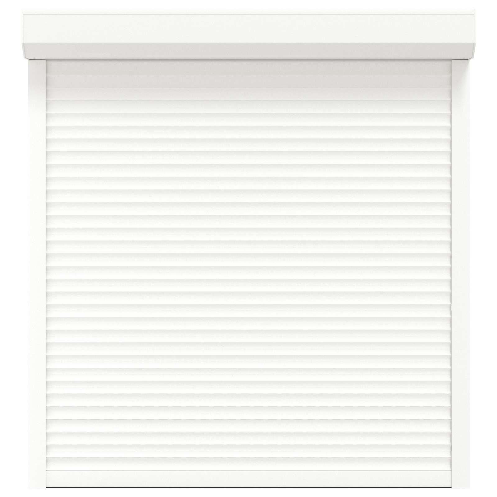 vidaXL Roller Shutter White 130 x 140 cm Aluminium and Polyurethane 4