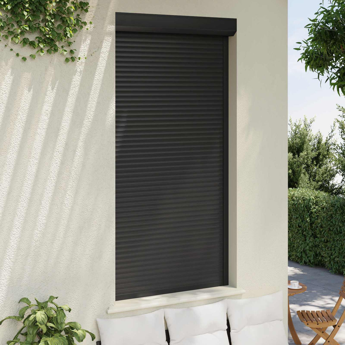 vidaXL Roller Shutter Manual Anthracite 110 x 220 cm 3