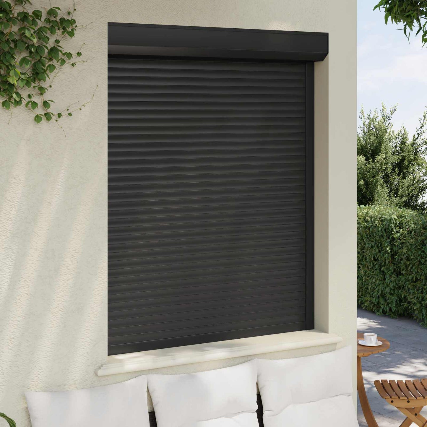 vidaXL Roller Shutter Manual Anthracite 120 x 150 cm 3