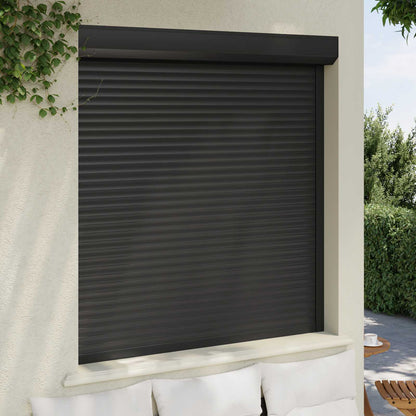 vidaXL Roller Shutter Manual Anthracite 140 x 150 cm 3