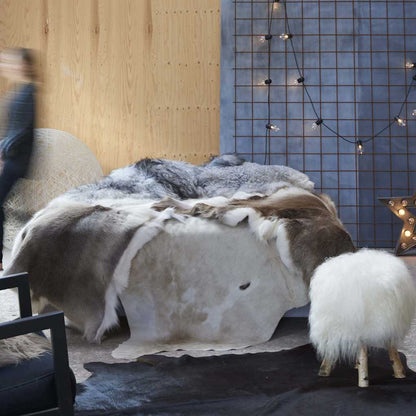 vidaXL Real Cowhide Rug