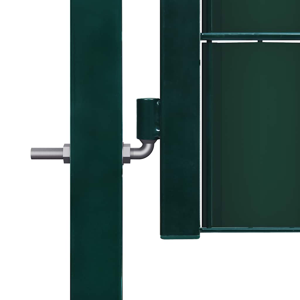 Fence Gate PVC and Steel Green