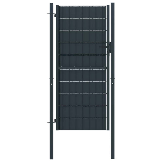 Fence Gate PVC and Steel Anthracite