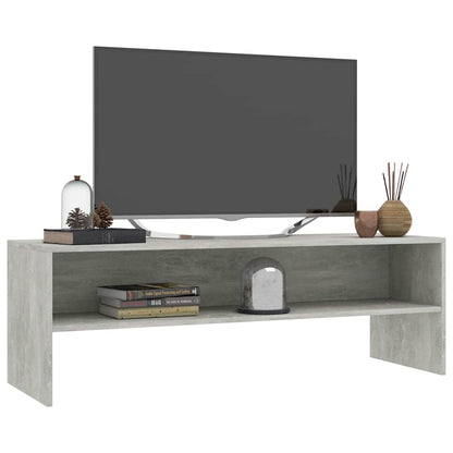 TV Cabinet 120x40x40 cm Engineered Wood Concrete grey