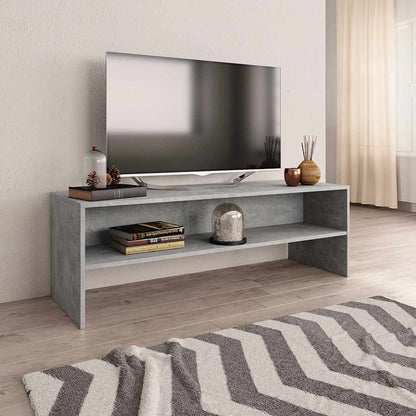 TV Cabinet 120x40x40 cm Engineered Wood Concrete grey